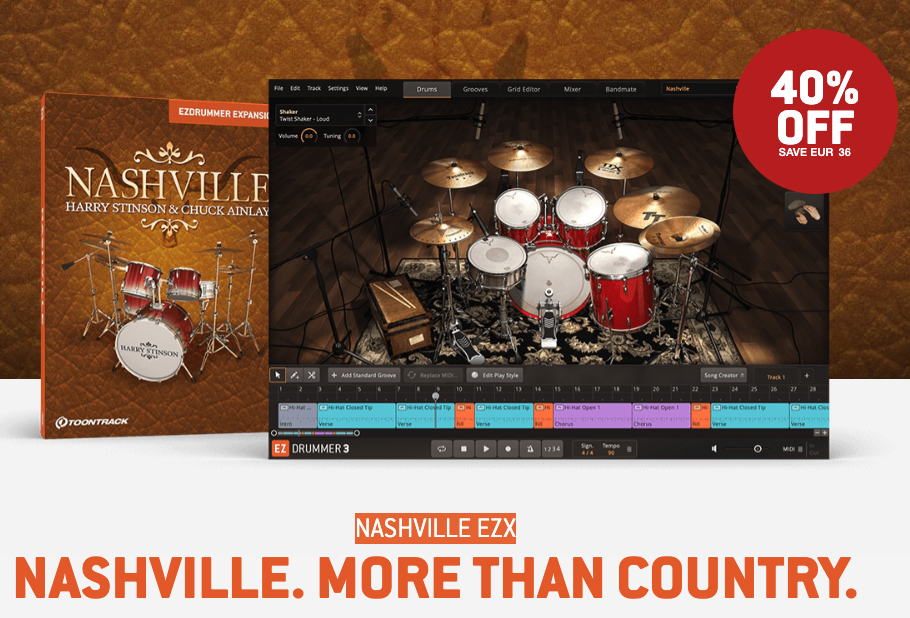 Toontrack Nashville EZX